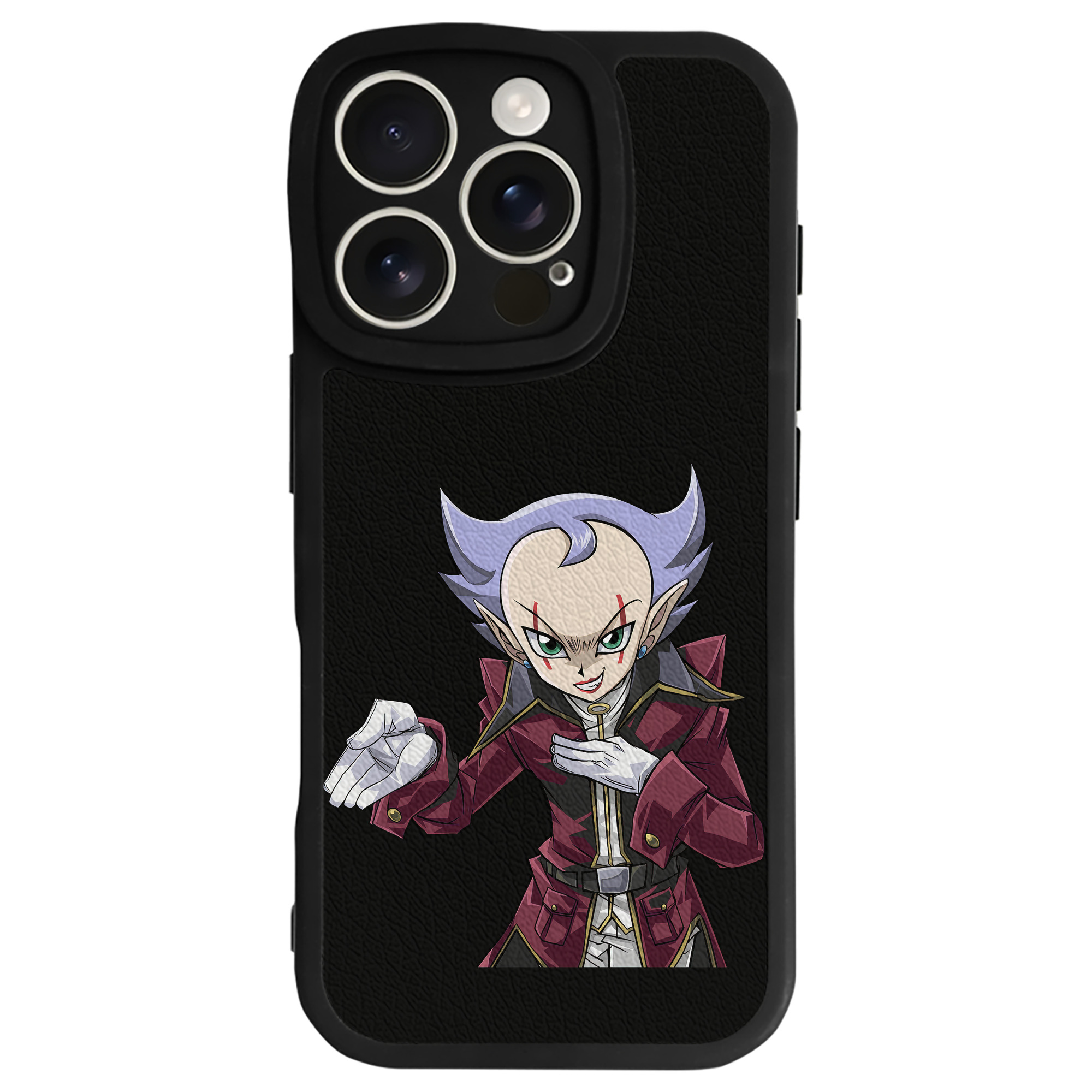 （画像用） 遊☆戯☆王 Yu-Gi-Oh! 【iPhone 16シリーズ対応】シリコンスマホケース（レザー調） 材質：シリコン